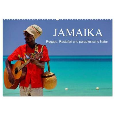 JAMAIKA Reggae, Rastafari und paradiesische Natur. (Wandkalender 2027 DIN A2 quer), CALVENDO Monatskalender