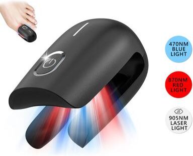 StayWell Nail Fungus Laser Device Super Pulsed Invisible Light Smart Remove And Repair Fungal Nail, Portable, Rechargeable black