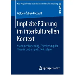 Implizite Führung im interkulturellen Kontext, Fachbücher von Gülden Özbek-Potthoff