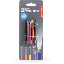 Kikkerland Multitool mit Lampe - mehrfarbig