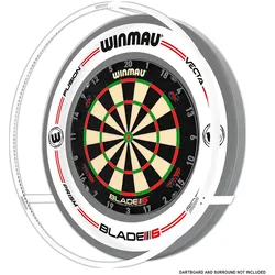 Winmau Dartboard-Beleuchtung "Plasma light Plasma Ice 360°",weiß,