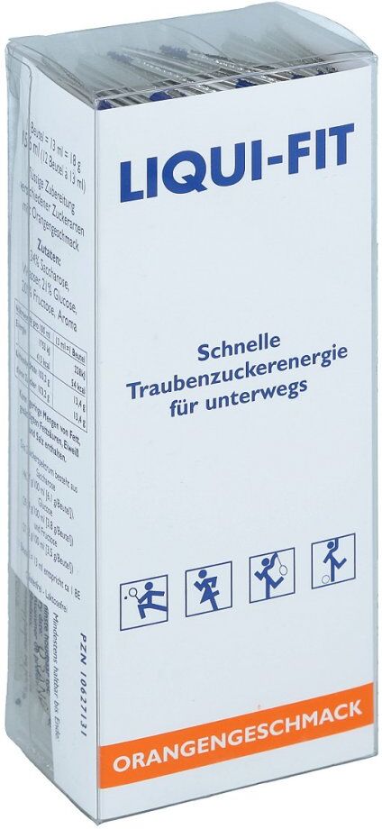 Liqui Fit Orange flüssige Zuckerlösung Beutel 12stk