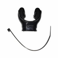 SUPER COMFORT Silikon Mundstück - c/w Clip - schwarz