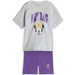 ADIDAS Kinder Sportanzug DISNEY MINNIE MAUS-SET, Größe 86 in Silber Silber