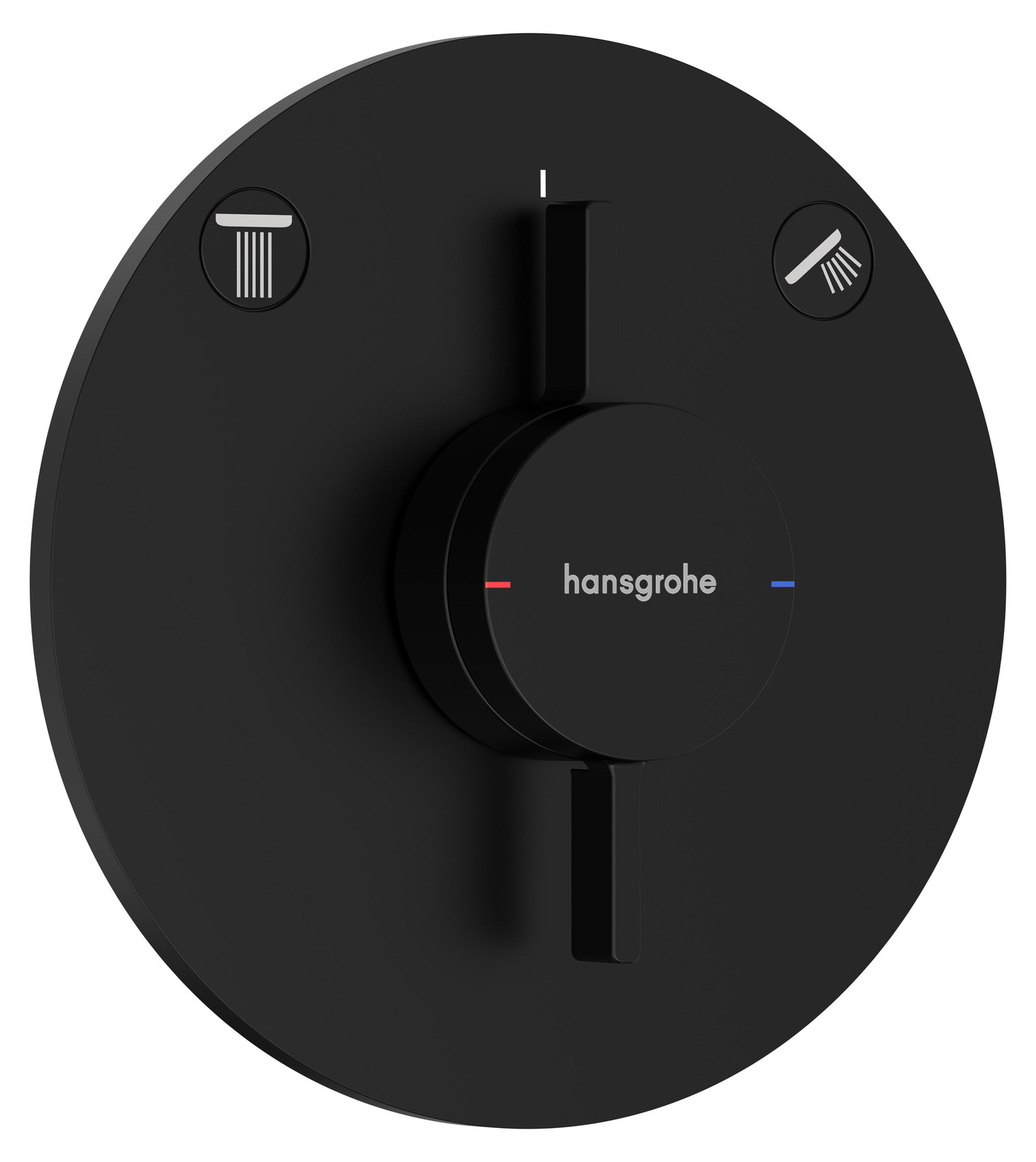 Hansgrohe DuoTurn S mengkraat UP 2, geborsteld zwart