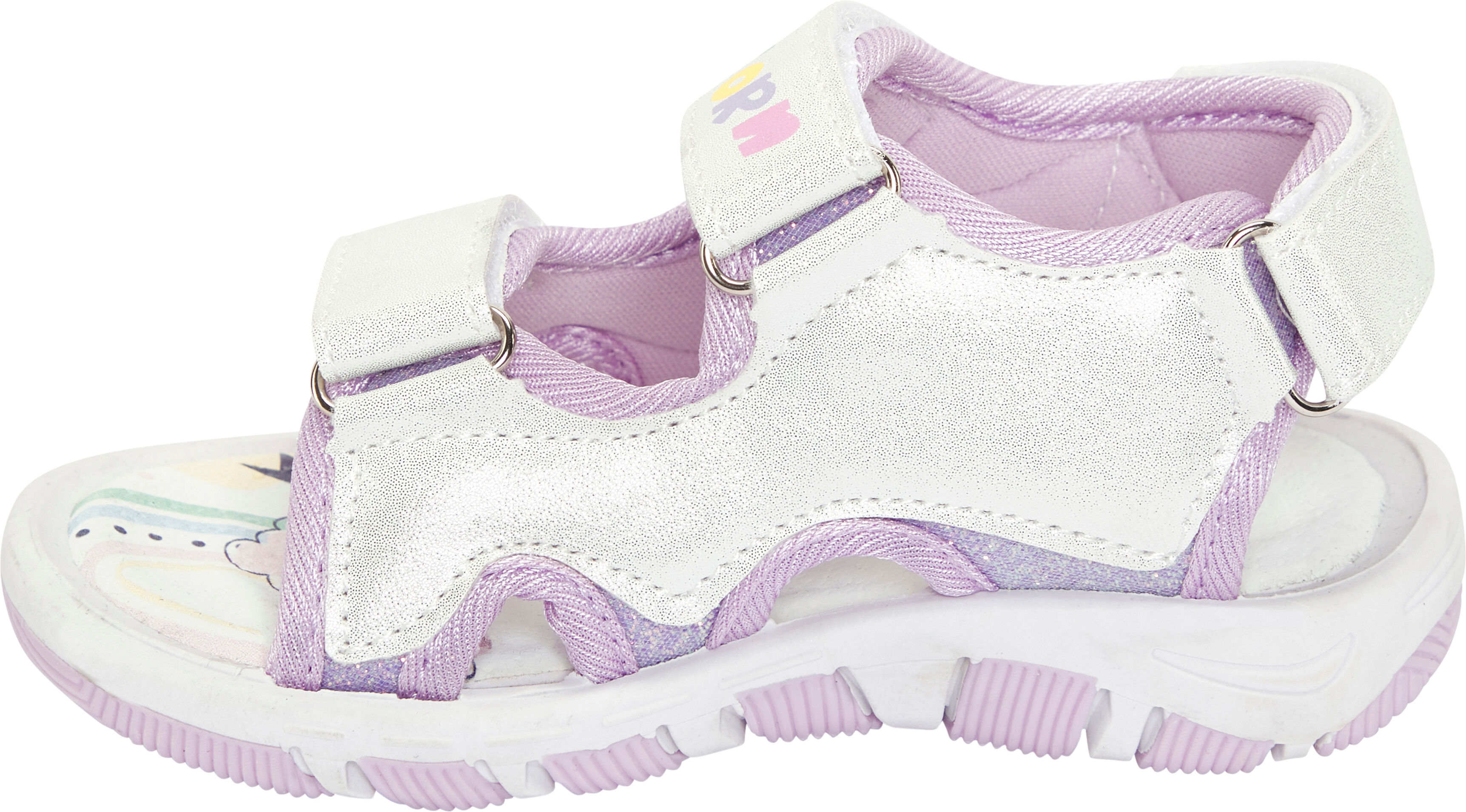 Sandale DISNEY "UNICORN", Mädchen, Gr. 29, lila, Textil, Schuhe Sandale lila 29