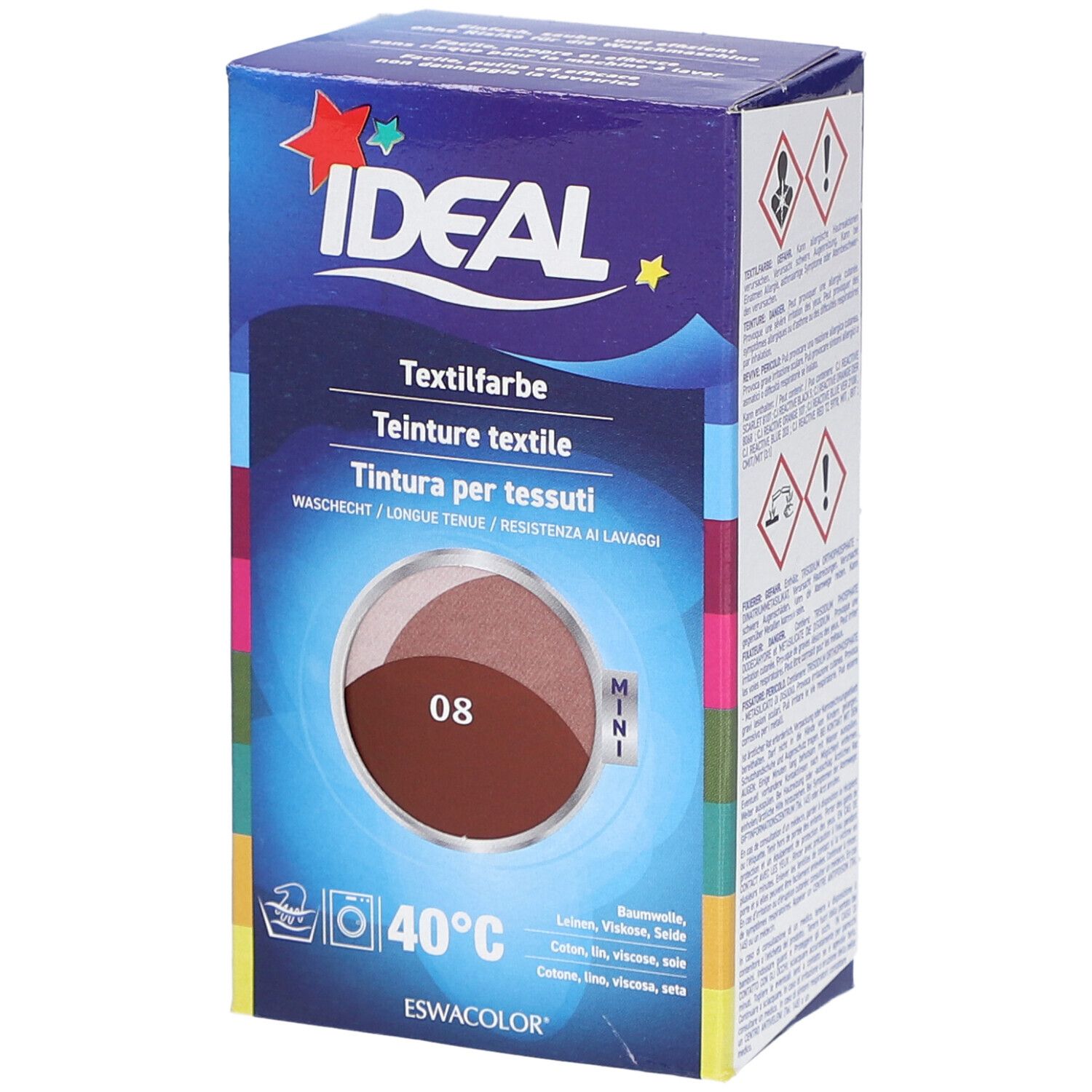 Ideal Mini Baumwolle Color No08 rotbraun 1 St Tinktur