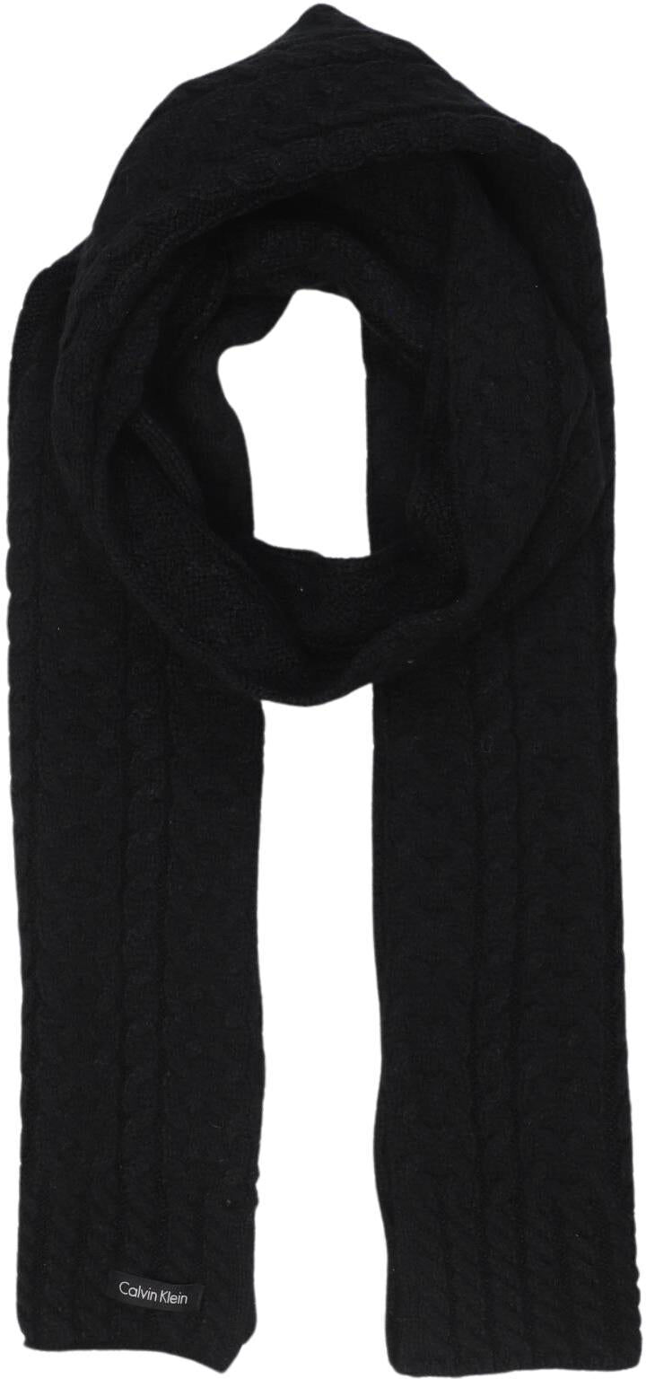 Calvin Klein Damen Schal oder Tuch, Schwarz, Synthetik - Second Hand