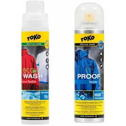 Toko Duo-Pack enthält Textile Proof Imprägnierung und Eco Waschmittel