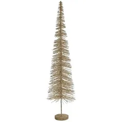 Seoul Deko Tannenbaum mit Glitzer gold 70cm