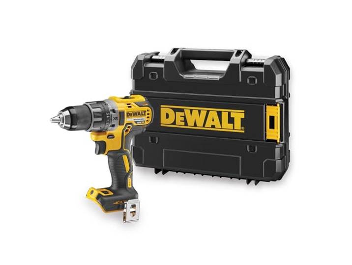 DEWALT - Perceuse-Visseuse compact sans fil XR 18V brushless\, avec malette TSTAK (sans batterie)\, DCD791NT-XJ