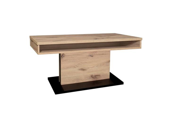 Couchtisch Lift Eichefarben/Schwarz B: 110 cm