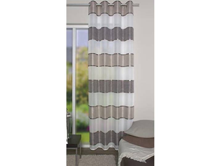 Home fashion 051777-0160 Stein 245/140 cm Ösenschal, Stoff, Stein, 245 x 140 cm