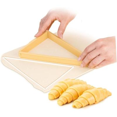 GoldenBake Croissant Cutter Triangle Pastry Roller For Bakery Style Croissants GoldenBake Croissant Cutter Triangle Pastry Roller For Bakery Style Croissants