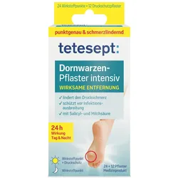 Tetesept Dornwarzen-pflaster Intensiv 12 St