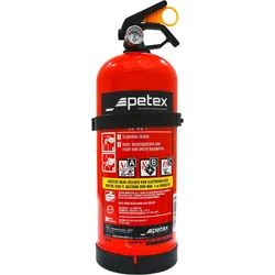 Petex ABC-Feuerlöscher mit Manometer und Halterung 2 kg