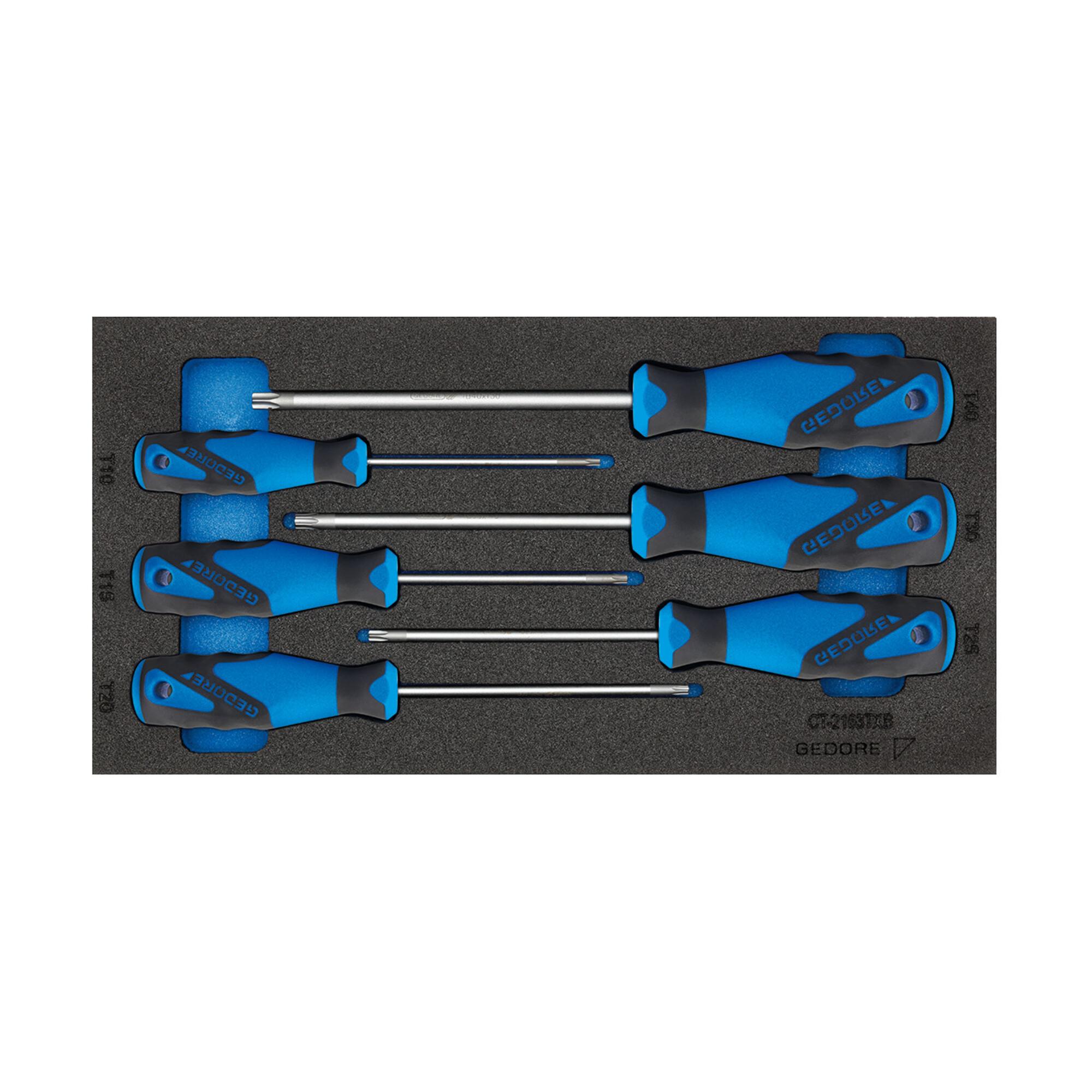 Gedore 1500 CT1-2163 TX Schraubendreher in Check-Tool-Modul (2309157)