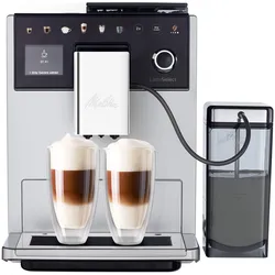 Melitta Latte Select F630-201, Kaffeevollautomat, Silber