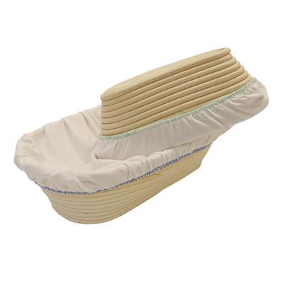 Schneider - Gärtücher für rechteckige Gärkörbe 12x27 cm, Material: 95 % Baumwolle, 5 % Elastomer
