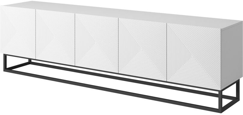 Ebern Designs Merril TV Stand for TVs up to 55" White Matte 55"