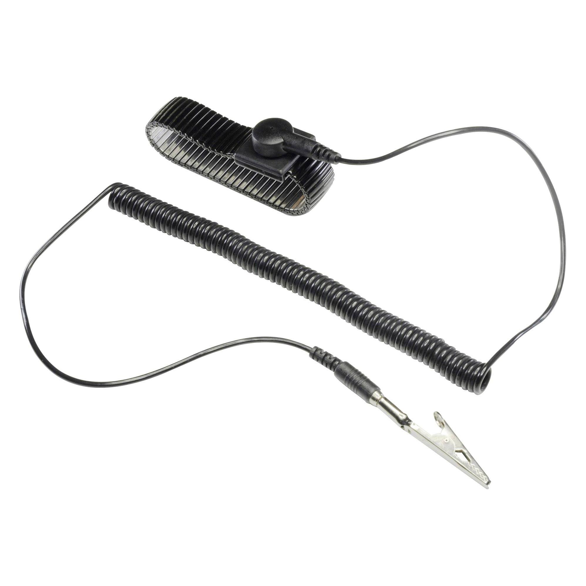 Tru Components Metallarmband mit Erdungskabel (Statikschutz) (1364543)