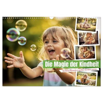 Die Magie der Kindheit (Wandkalender 2027 DIN A3 quer), CALVENDO Monatskalender