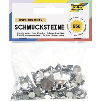 Folia Schmucksteine SPARKLING CLEAR, 550 Stück