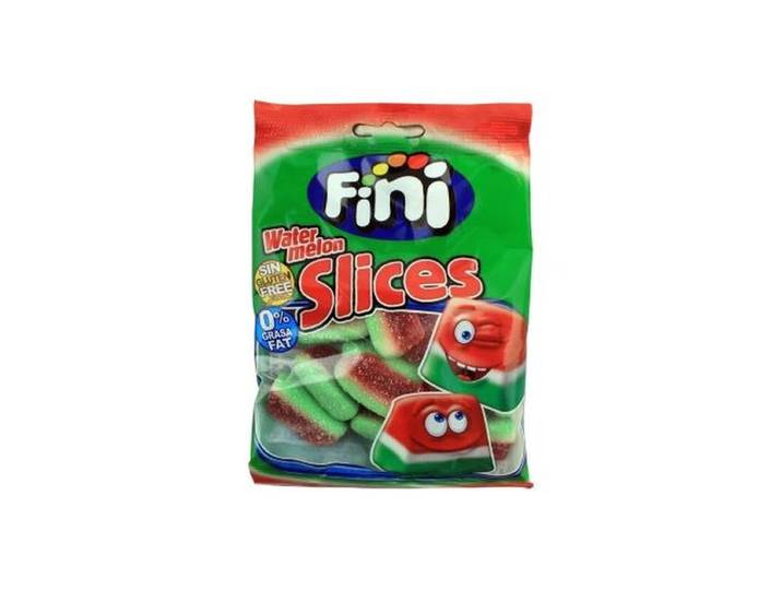 Fini Bonbons Gélifiés Halal en Tranches de Pastèque, 90 g