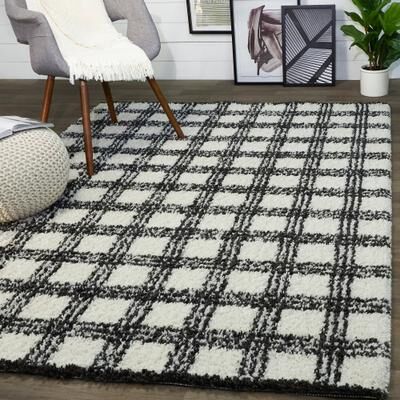 Balta Rugs Stockton Farmhouse Plaid Area Rug