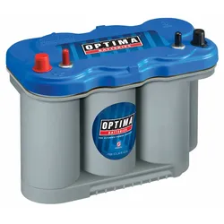 Optima Blue Top BT DC - 5.0, 12V 66Ah, AGM Zyklenfest, Spiralcell Technologie