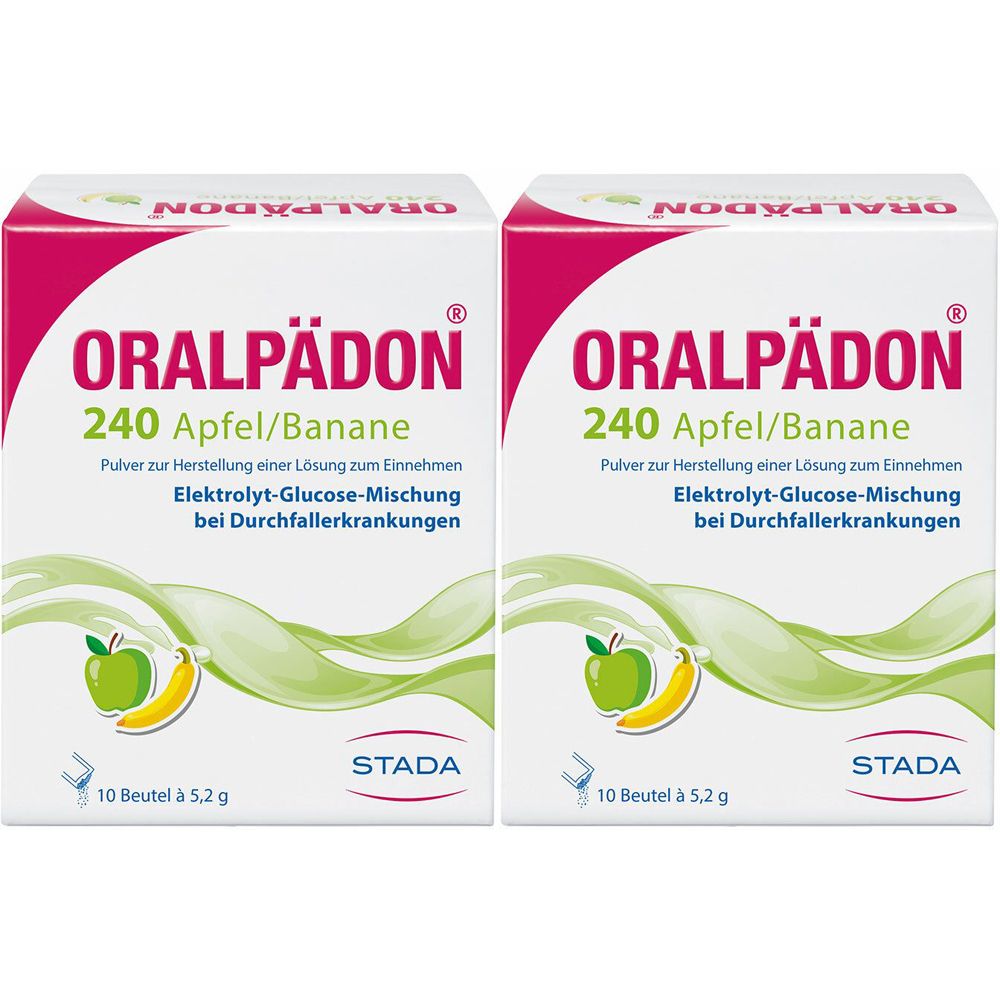 Oralpaedon 240 Apfel Banan x2 2x10 St Pulver