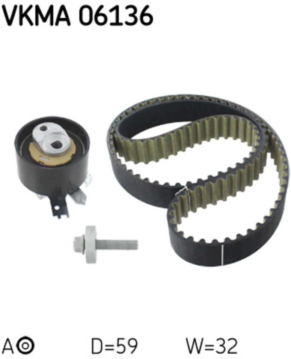 Zahnriemensatz SKF VKMA 06136