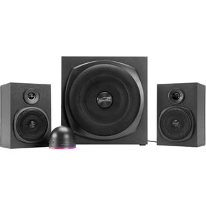 Speedlink PC-Lautsprecher Gravity LT SL-820009-BK, 40 Watt, 2.1 Stereo mit Subwoofer, 3,5mm Klinke & Bluetooth