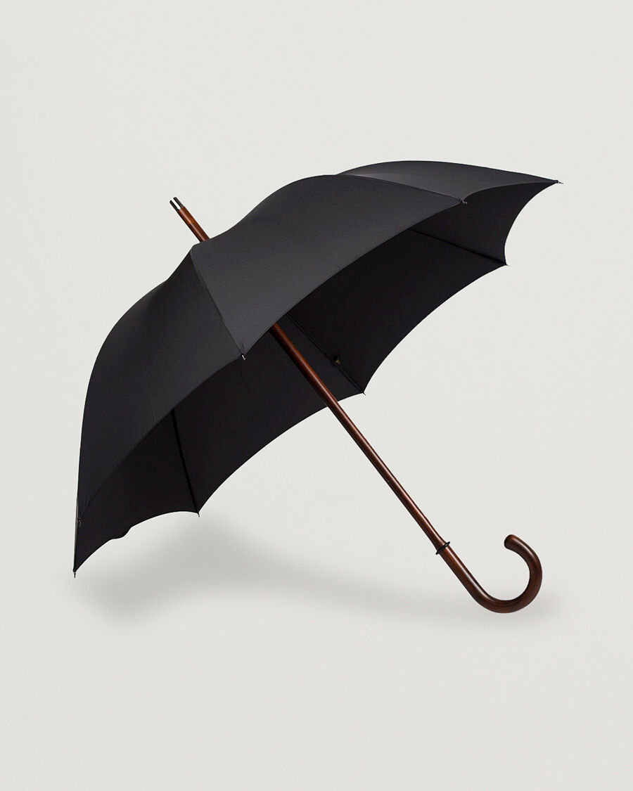Fox Umbrellas Polished Cherrywood Solid Umbrella Black men One size Sort