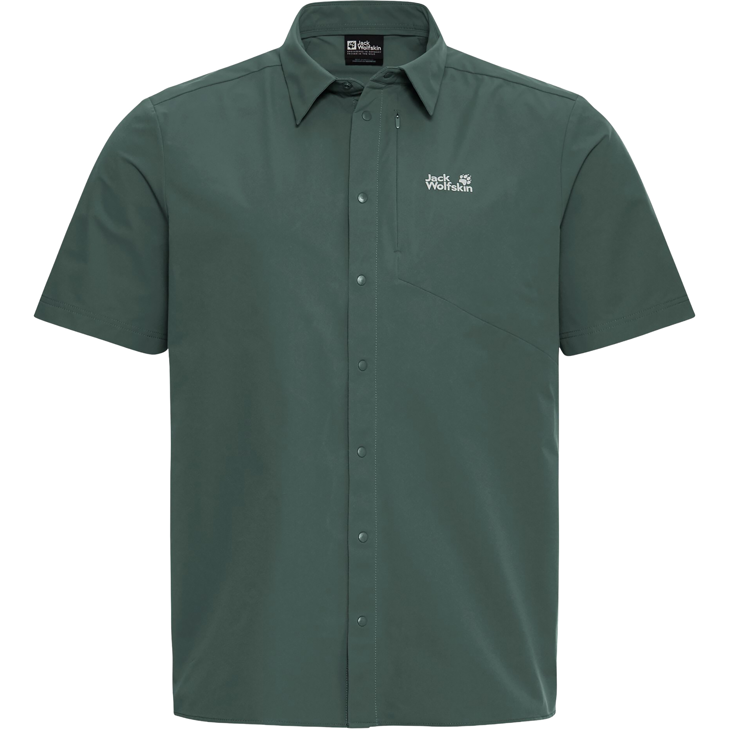 Jack Wolfskin Prelight Suncool Herren Hemden gruen Größe S Trekking Kühlend