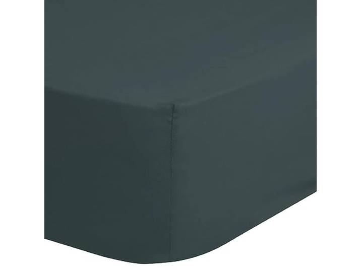 Spannbettlaken, 90 x 220 cm, Baumwolle (ohne Bügeln) (30 cm Ecken), Dunkelgrün