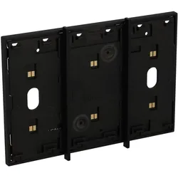 Legrand KG8103 LivingNow 3-moduliger Rahmen mit integrierter Busleitung in der Farbe Black