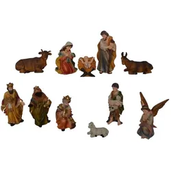 Deko-Figur 11tlg. Polyresin Bunt