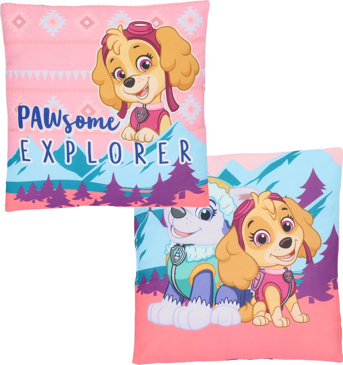 Paw Patrol Kussen Gevormd - Roze - Polyester - 38 cm
