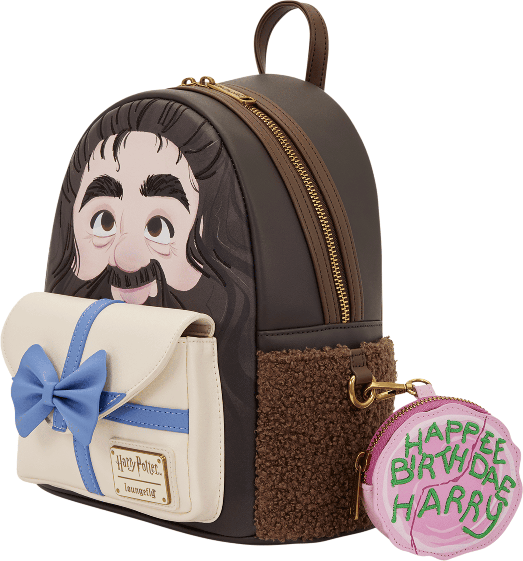 Loungefly Harry Potter Hagrid Birthday Cake Mini Backpack - Officially Licensed Warner Bros. Product