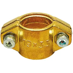 Schlauchverschraubung, Klemmschalen, Verzinkte Innensechskantschrauben und Muttern 1''