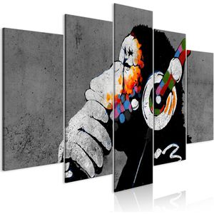 Artgeist Wandbild Hot Rhythms, Leinwand, mehrteilig, 200 x 100 cm