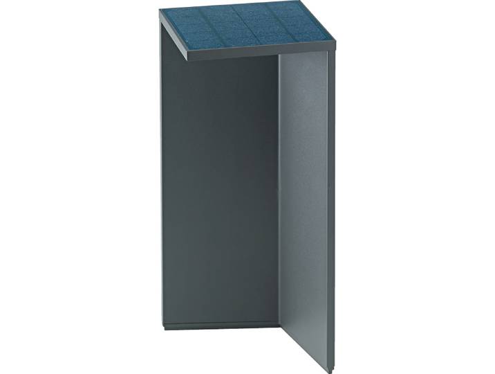 SIGOR Nusolar Akku-Solarleuchte 340mm anthrazit Wegeleuchte 2,2W 2700K IP54 Ra85