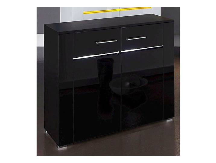 Sideboard HÖLTKEMEYER Flame , schwarz, Ohne Aufbauservice, Sideboards, Sideboard, Breite 90 cm