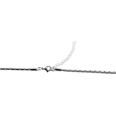 Kette ohne Anhänger ADELIA´S "Halskette – Schlangenkette aus Edelstahl 70+5", silber, Halsketten, Damen, 75cm, Edelstahl, Ein Geschenk, das Freude macht