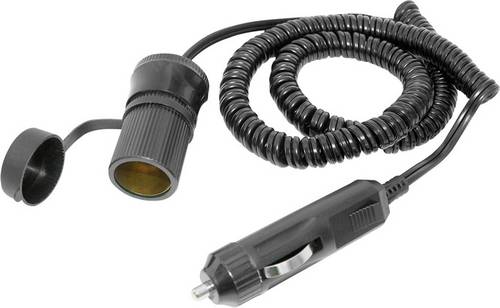 Eufab Verlängerungskabel 12V/10A Länge 2,5m Belastbarkeit Strom max.=10A Verlängerungskabel 12 V/DC