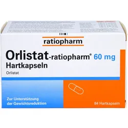 Orlistat-Ratiopharm 60 mg Hartkapseln 84 ST
