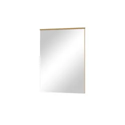Wohnwert Spiegel 58 x 73 cm Valeo , holzfarben , Glas,Aluminium,Holzwerkstoff , Maße (cm): B: 58 H: 73 T: 2.5