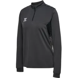 hummel, Damen, Sportshirt, Authentisches Trainingsoberteil für Frauen (M), Grau