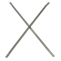 HUPFER 103072 Diagonalverstrebung Edelstahl